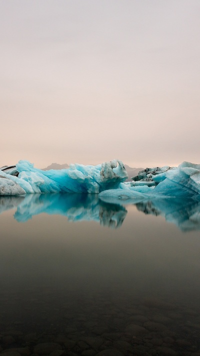 ледник, айсберг, морской лед, лед, вода