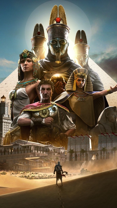 ubisoft, assassins creed, пейзаж, assassins creed origins, небо