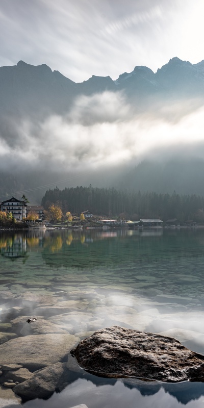 вода, пейзаж, природа, альпы, гора