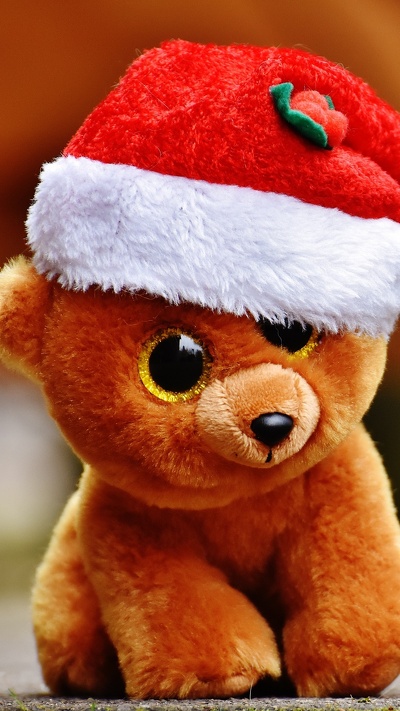 рождественский мишка, игрушка плюшевый медведь, мягкая игрушка, плюшевый мишка, игрушка