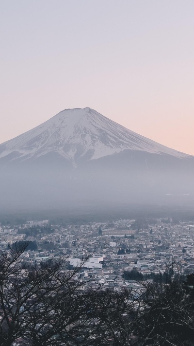 вулкан, mount mitake, озеро асино, гора фудзи, озеро кавагути