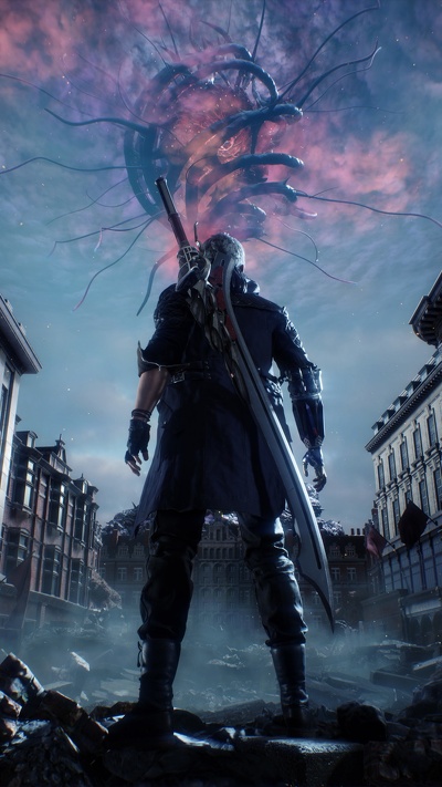 devil may cry 5, капком, данте, нерон, devil may cry