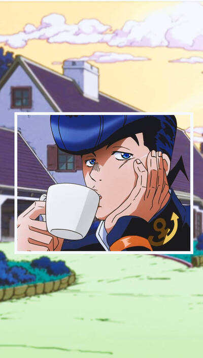 классный аниме-мальчик pfp josuke