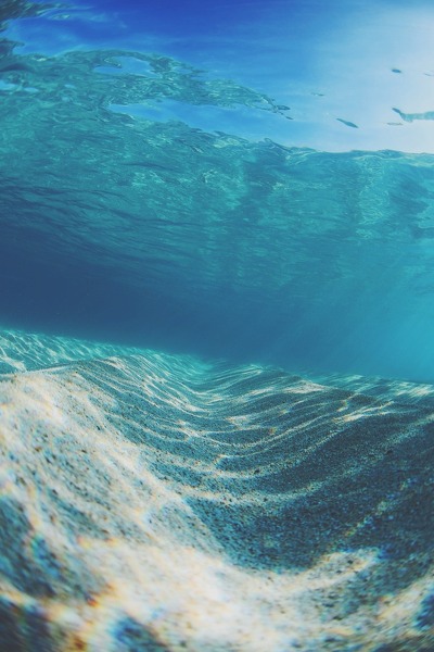 подводная съемка песок в воде морской пейзаж