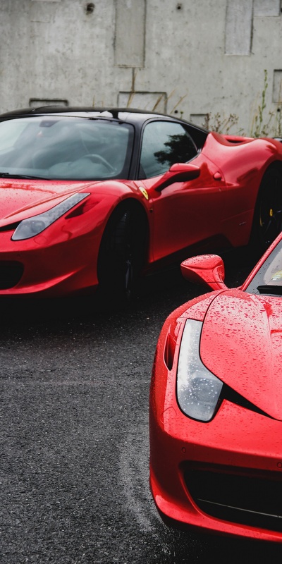 легковые автомобили, ferrari, спорткар, laferrari, феррари дождь