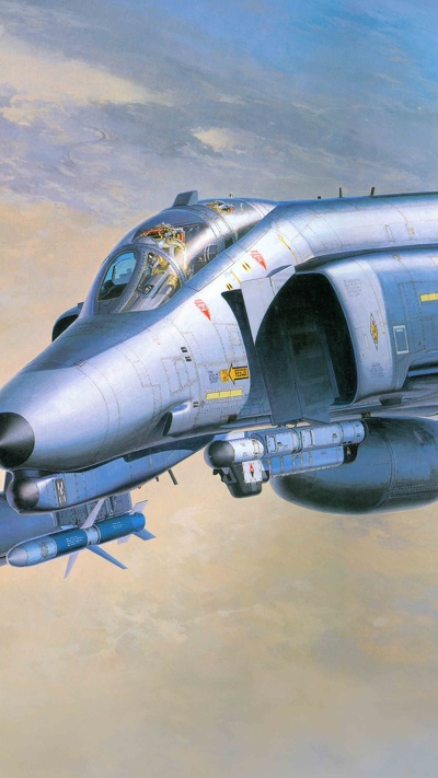 корпорация хасегава, самолет, самолеты, mcdonnell douglas f-4 phantom ii, дикий хорек