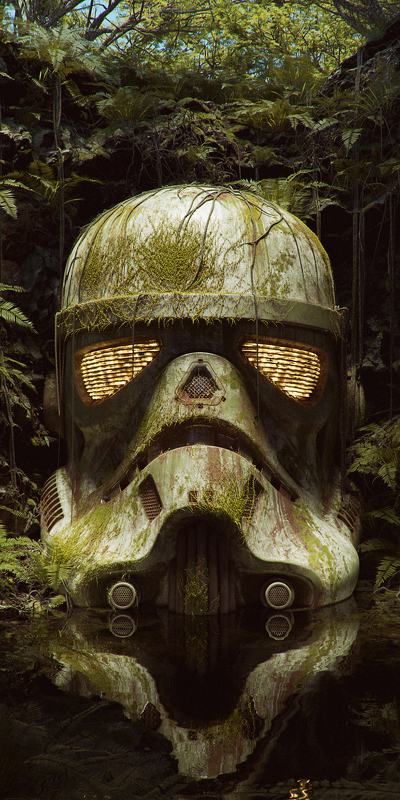 шлем штурмовика в джунглях арт