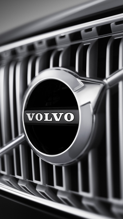 авто, черный и белый, автомобили volvo, решетка, компания volvo