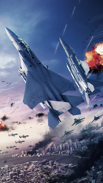 бой, облако, ace combat 6 плакат, xbox 360, самолеты