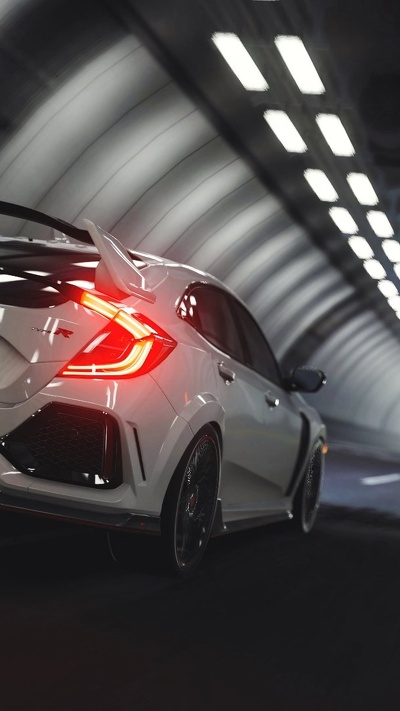 honda civic type r, хонда интегра, хонда, автомобильное освещение, бампер