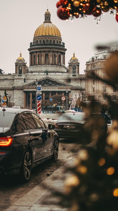 исаакиевский собор, зимний санкт-петербург, новый год