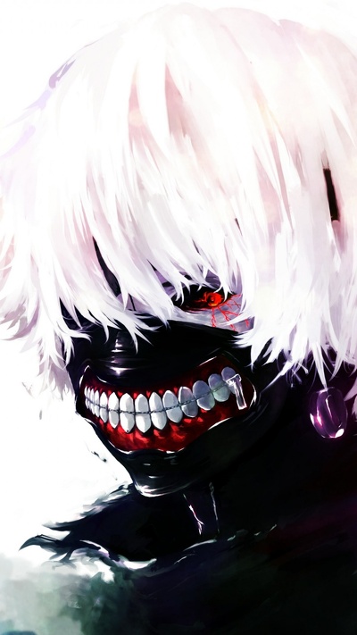 манга, аниме, токио вурдалак, рот, кен kaneki