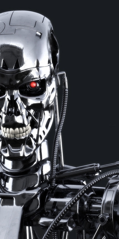 роботы, черные, фэнтези, терминатор (terminator)